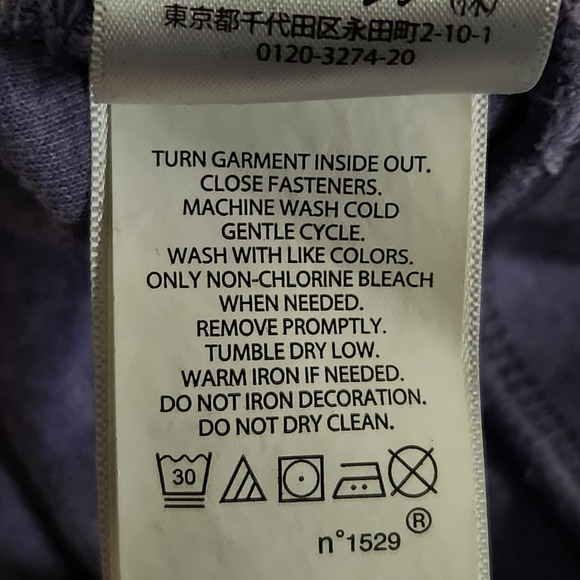 Polo Ralph Lauren Quarter Zip Pullover Sweater Mens 3XLT Periwinkle Cotton Blend - Picture 6 of 10